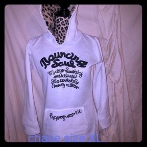 Chase size XL white sweater